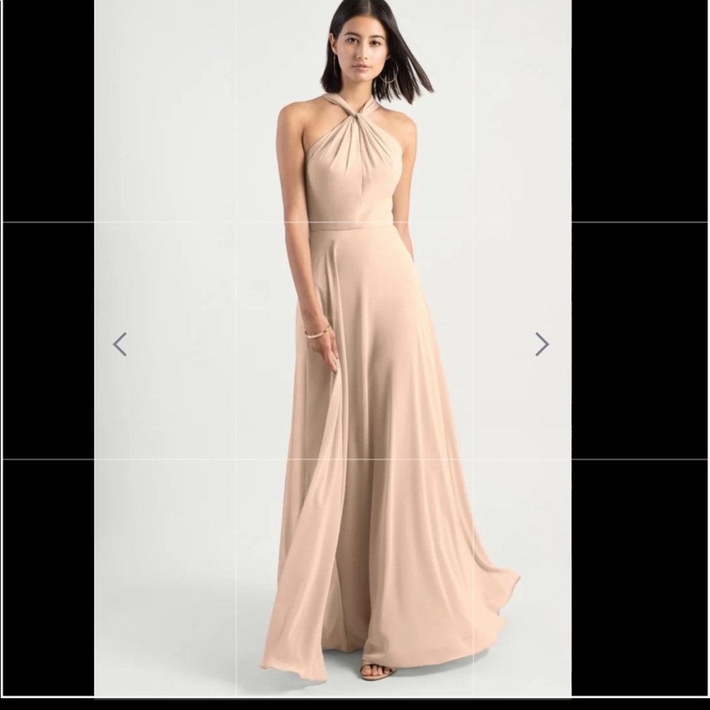 JENNY YOO HALLE DRESS IN BLUSH